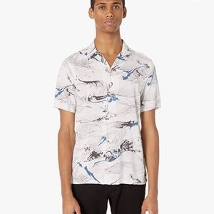 AllSaints Flood Short Sleeve Shirt. Small.